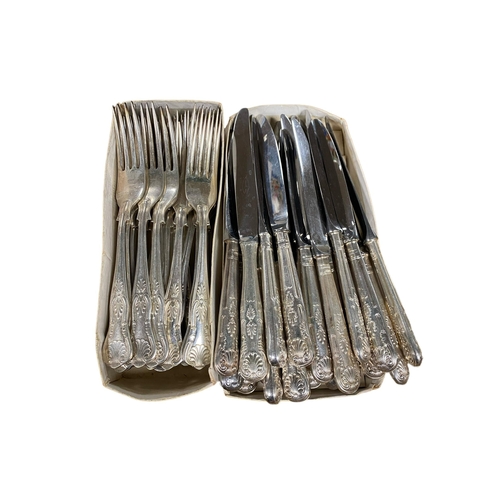 9 - Newbridge Cutlery (30 forks, 24 knives )