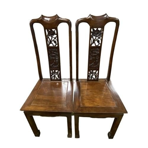 24 - Stunning Pair of Mahogany Hall Chairs