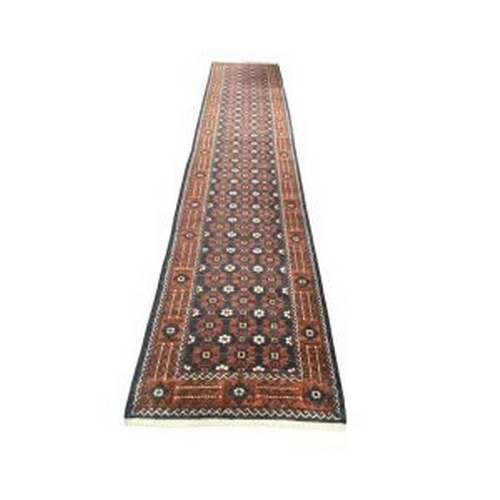 256 - An exceptional Balutch North East Persian Minakhari Pattern, All Over Design Runner 
Dimensions: 440... 