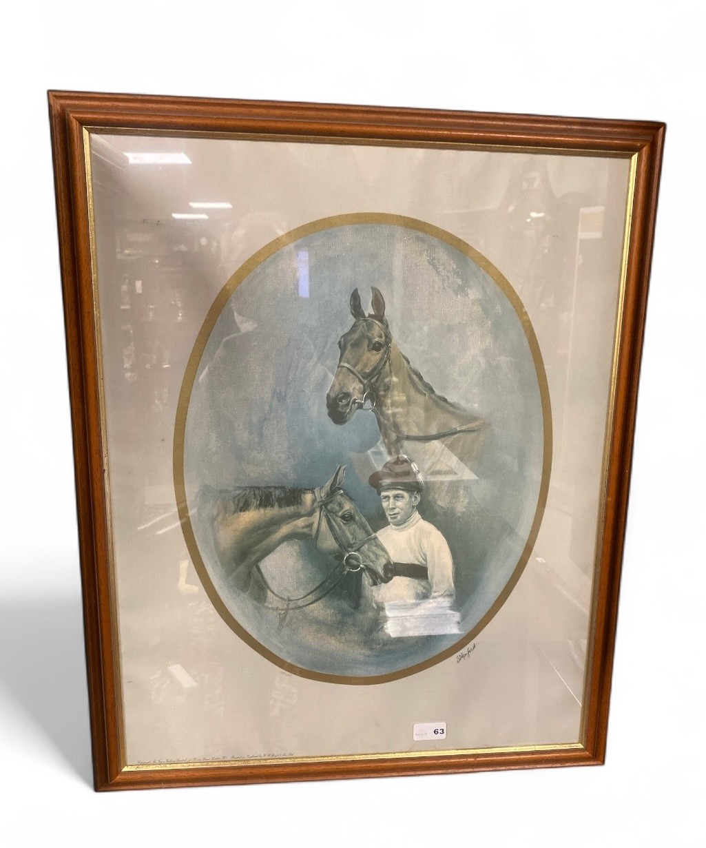 Limited Edition 138/250 Print of Arkle & Pat Taaffe by Susan Crawford ...