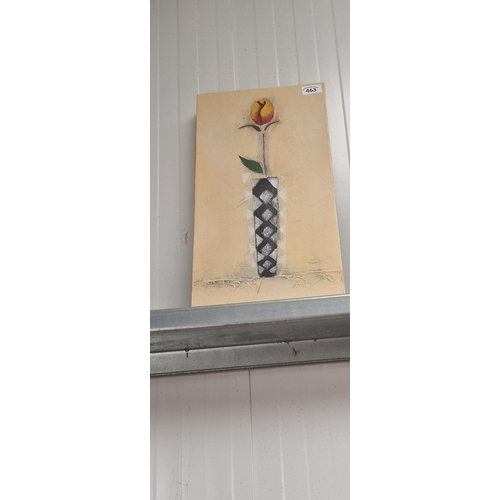 463 - Single rose canvas