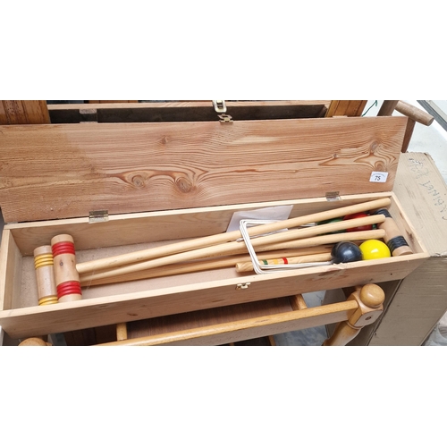 75 - Croquet set