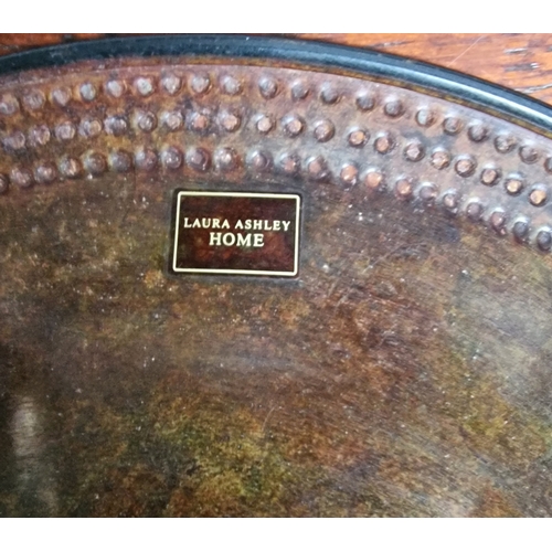 17 - Laura Ashley metal bowl