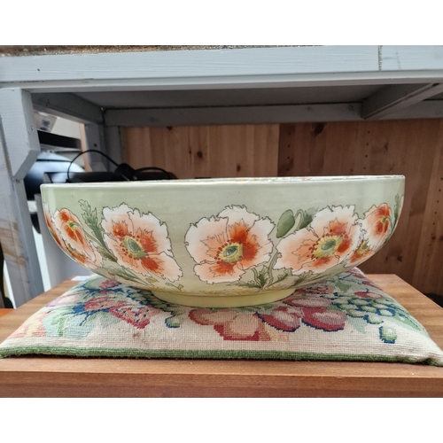 253 - Dalton Burslem Poppy and Daisy large bowl