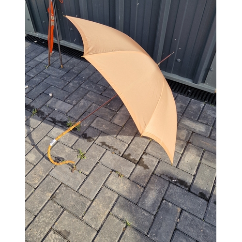 395 - Bamboo handled Vintage umbrella