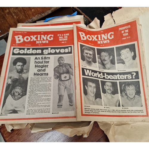 419 - Boxing news magazines from 1984