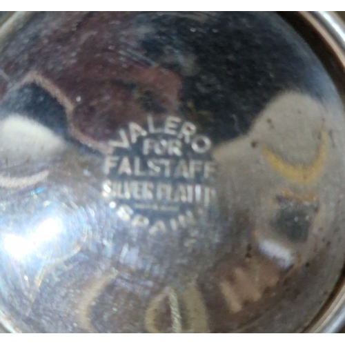 79 - 3 Valero silver plate goblets