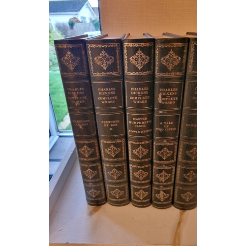 614 - 12 Charles Dickens 'Complete Works'