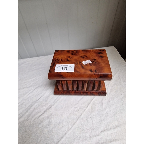 10 - Thuya wood puzzle box