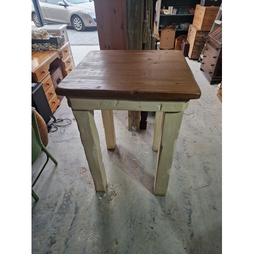 102 - Handmade solid high top breakfast bar