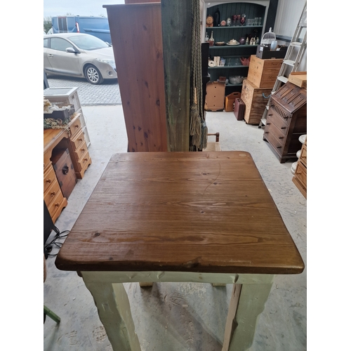 102 - Handmade solid high top breakfast bar