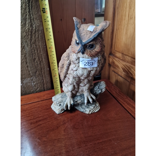 281 - Large Owl figurine