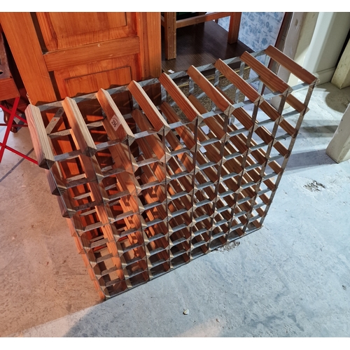 296 - 72 bottle wine rack