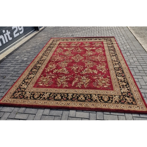 297 - Very large red rug 320x240cms