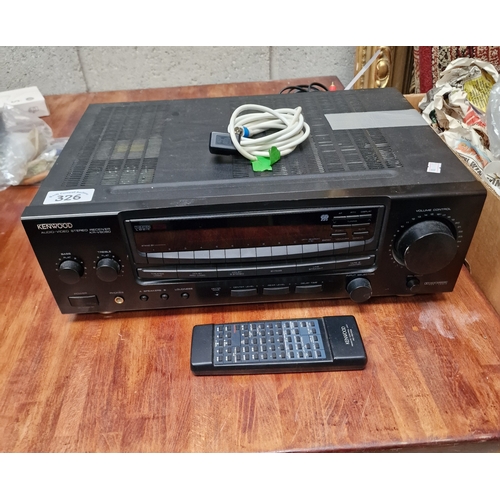 326 - Kenwood stereo receiver