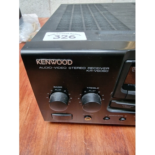 326 - Kenwood stereo receiver