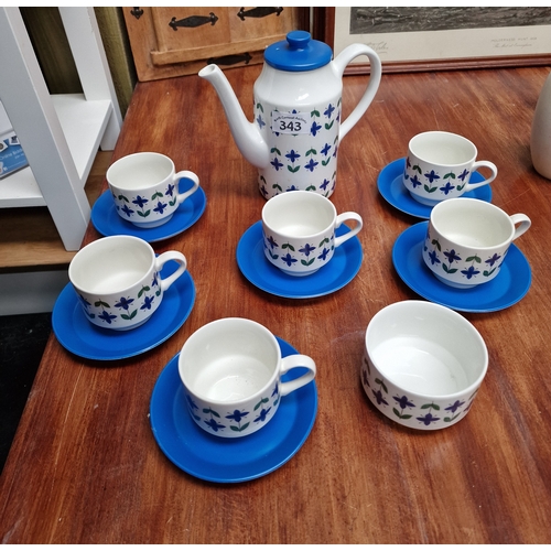 343 - Mid winter Roselle coffee set