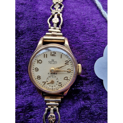 77 - Smiths deluxe 12ct rolled gold watch