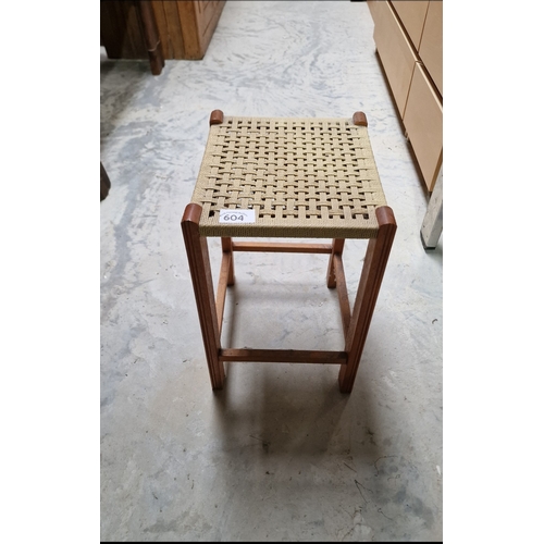 216 - Vintage Cord stool