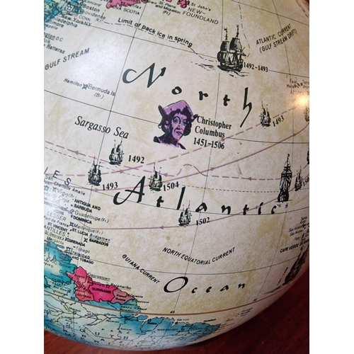 274 - Vintage Globe World Discoveries