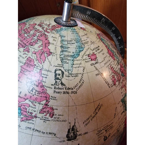 274 - Vintage Globe World Discoveries