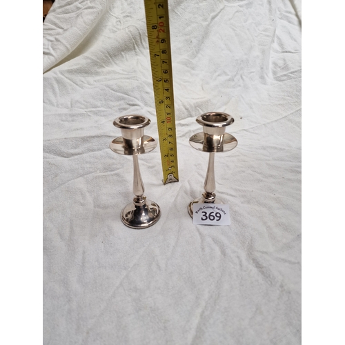 369 - Pair of candle sticks