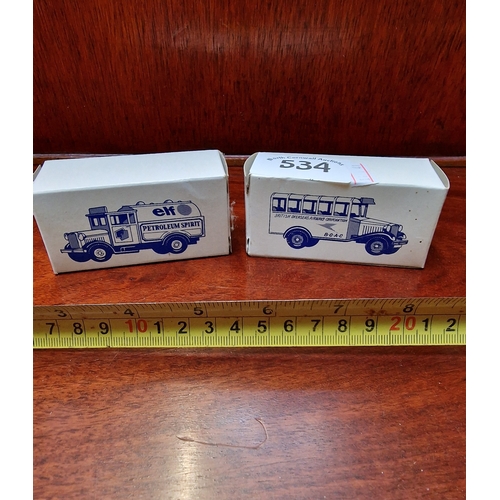 534 - 2 Corgi readers digest Models