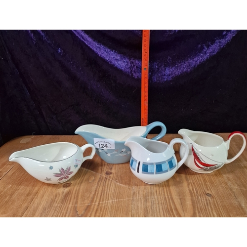 124 - Selection of Creamers/Gravy boats