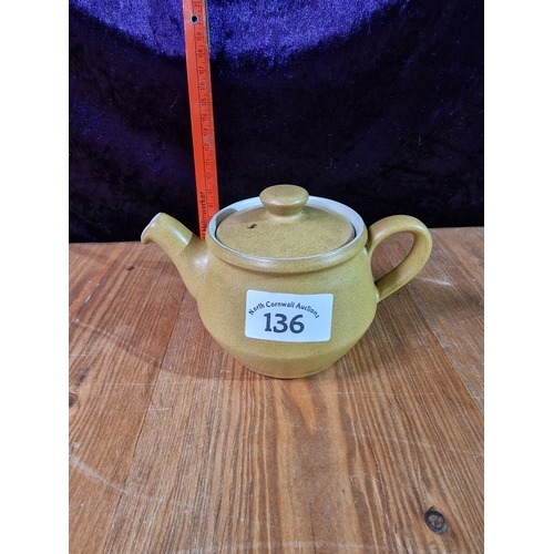 136 - Denby tea pot