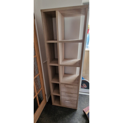 173 - Boxed sheved unit with drawers 183x60cm