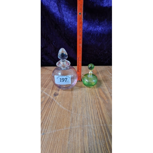 197 - 2 Perfume bottles