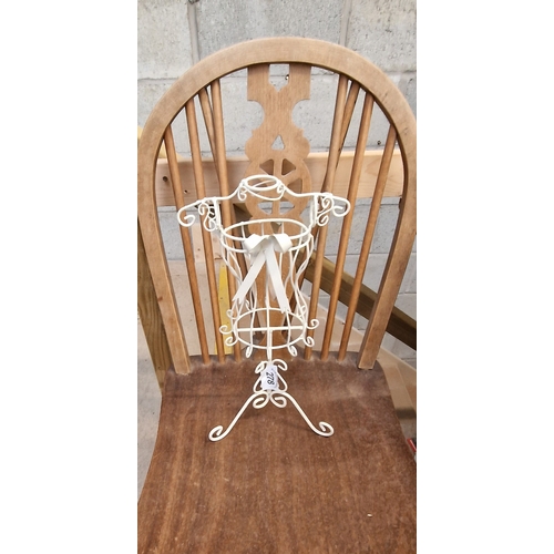 278 - Vintage wire mannequin jewellery stand