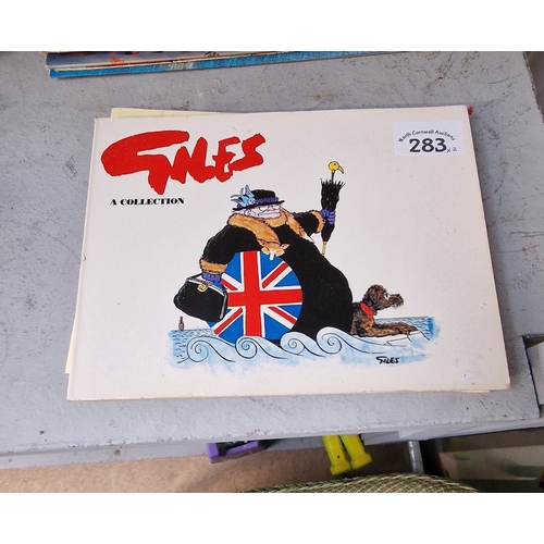 283 - 2 Giles cartoon annuals