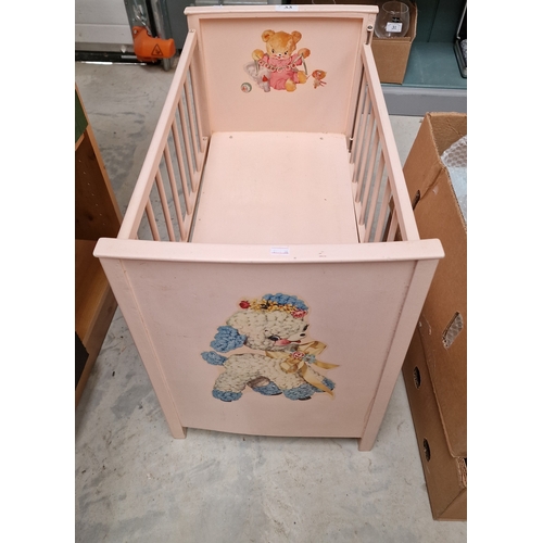 33 - Vintage Doll's cot