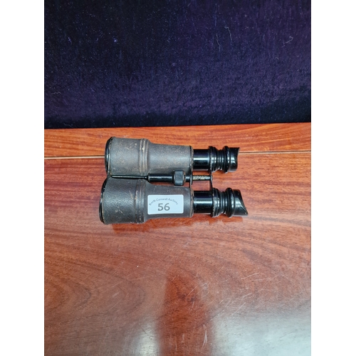 56 - Antique binoculars