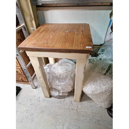 67 - Handmade Breakfast Bar table 110x75x77cm