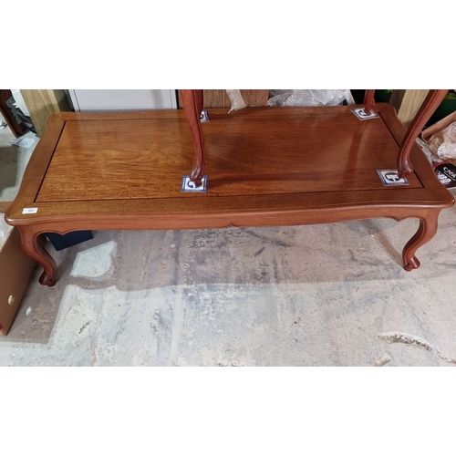 69 - Large Rose wood coffee table 160x70cm