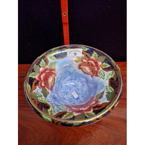 9 - Maling Pottery hand painted bowl