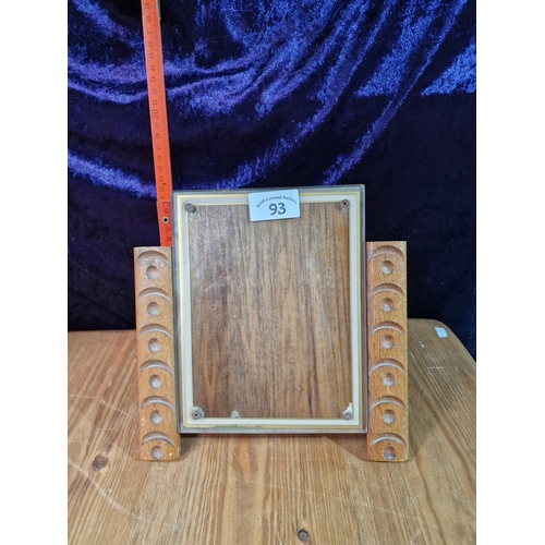 93 - Art Deco wooden picture frame