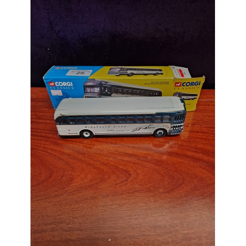 25 - Corgi Classic Greyhound line bus