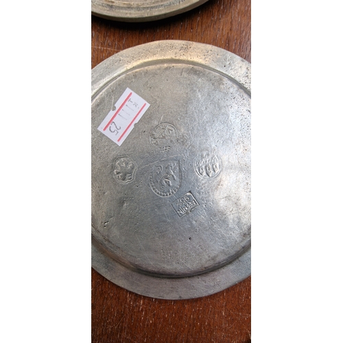 292 - Vesttinn Pewter dish and coasters