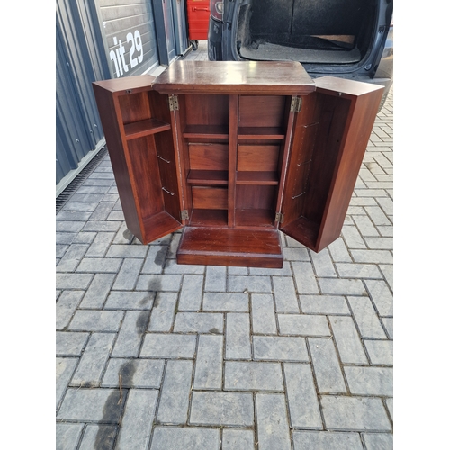 42 - Vintage media cupboard 80x50x40cm