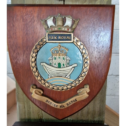 252 - 4 Royal Navy HMS Ship plaques