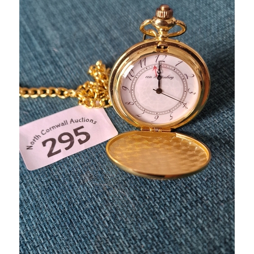 295 - Von Hatten Berg Men's pocket watch