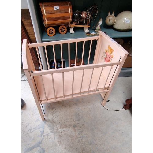 36 - Vintage doll's cot