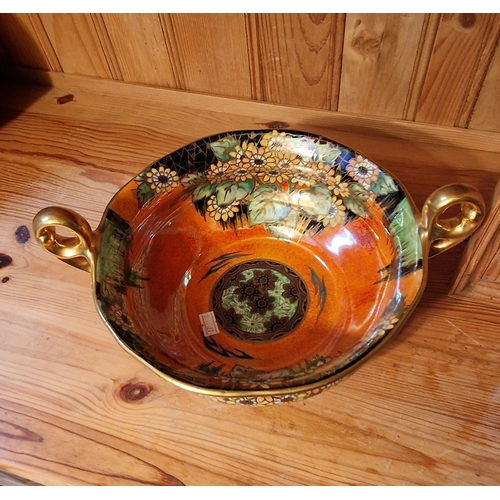 419 - Large Maling Floral daisy Bowl