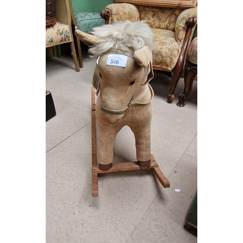 516 - Vintage Childs rocking horse