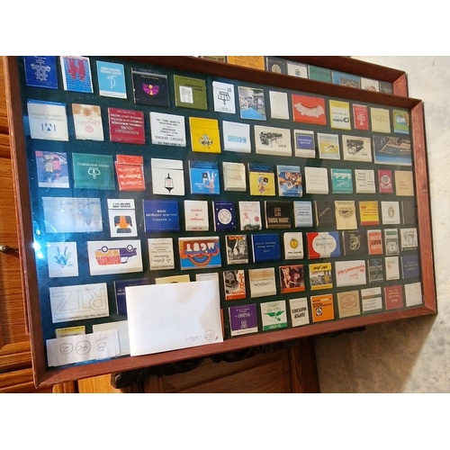 550 - 36 framed and mounted collection of vintage matchbooks (1000's from all over the world)