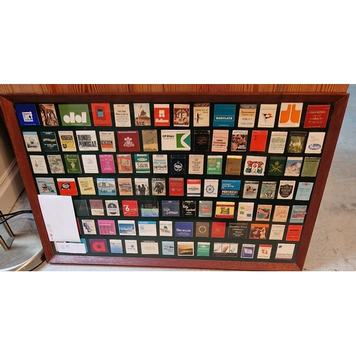 550 - 36 framed and mounted collection of vintage matchbooks (1000's from all over the world)