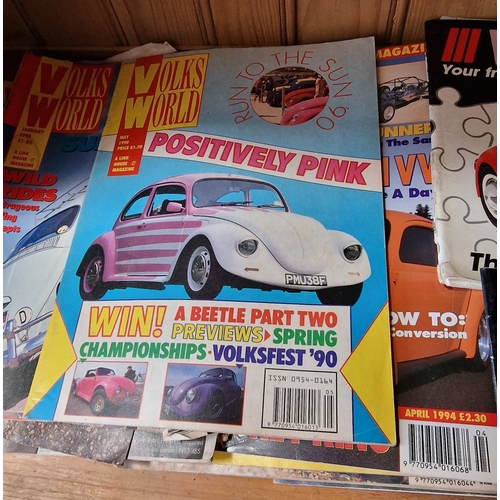 632 - Large selection of VOLKS WORLD magazines